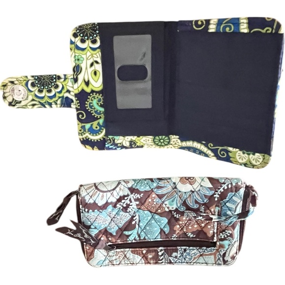 Lot of 4 Vera Bradley Quilted Wristlet wallet, Card Holder, COin Pouch - Picture 3 of 8